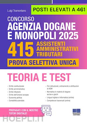 tramontano luigi - concorso agenzia dogane e monopoli 2025 - 415 assistenti amministrativi tributar