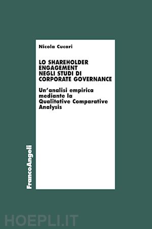 cucari nicola - shareholder engagement negli studi di corporate governance