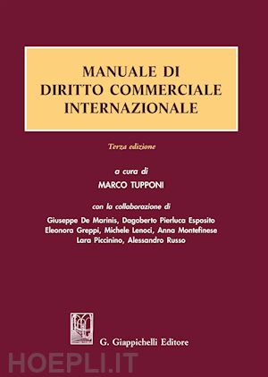 tupponi m. (curatore) - manuale di diritto commerciale internazionale