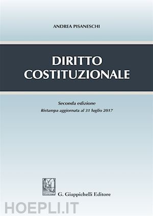 Diritto Costituzionale - Pisaneschi Andrea | Libro Giappichelli 09/2017 ...