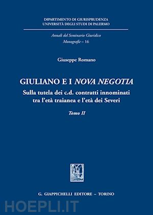 romano giuseppe - giuliano e i nova negotia