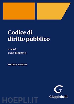 mezzetti luca (curatore) - codice di diritto pubblico