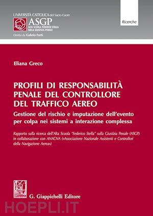 greco eliana - profili di responsabilita' penale del controllore del traffico aereo