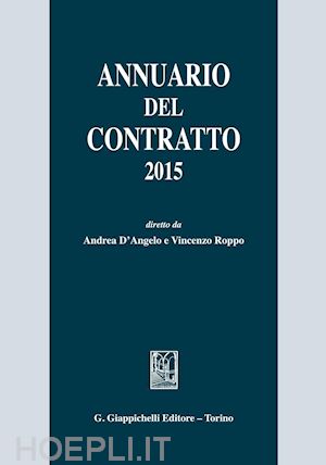albanese antonio; calvo roberto; capobianco ernesto - annuario del contratto 2015