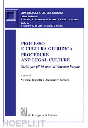 aa.vv. - processo e cultura giuridica. procedure and legal culture - e-book