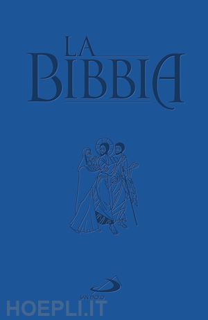 ravasi g., gironi p., rossano p., girlanda a. (curatore), - la bibbia. copertina blu con elastico