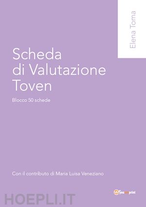 toma elena - scheda di valutazione toven. blocco 50 schede