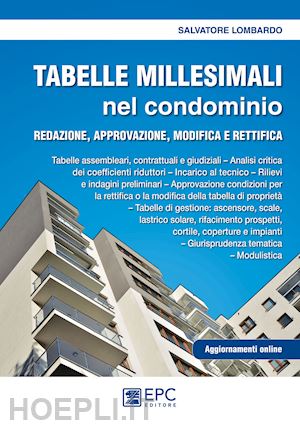 lombardo salvatore - tabelle millesimali nel condominio