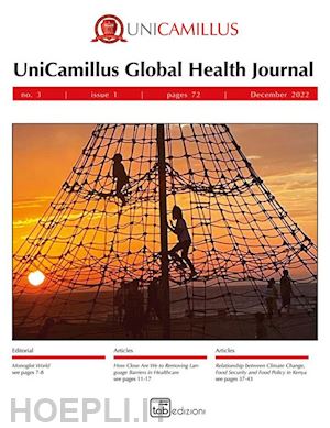 laura elena pacifici noja; alessandro boccanelli - ughj - unicamillus global health journal