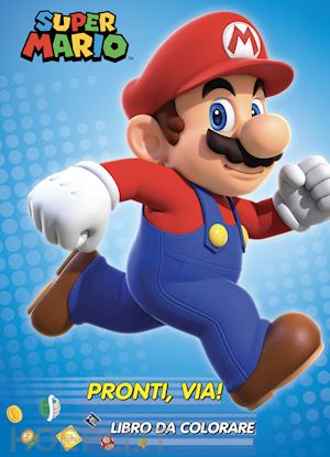 foxe steve - super mario pronti via! libro da colorare. ediz. illustrata