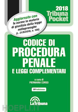 corso piermaria (curatore) - codice di procedura penale