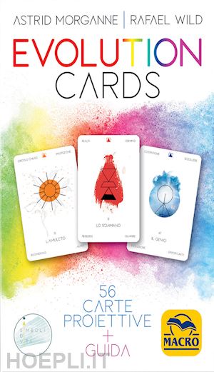 morganne astrid; wild rafael - evolution cards. con 56 carte