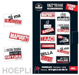 capiotto lisa - cazz* ti chiami. l'imbruttito al cellulare. il milanese imbruttito. sticker pack