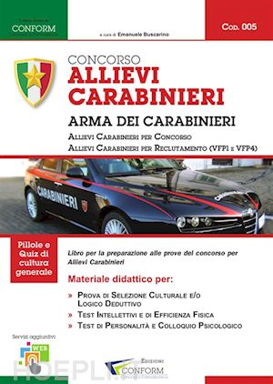 edizioni conform - 005 | concorso allievi carabinieri (prova di cultura generale e tpa)