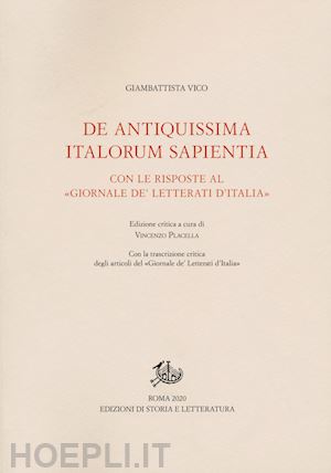 vico giambattista - de antiquissima italorum sapientia