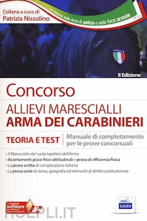 nissolino p.(curatore) - concorso - allievi marescialli - arma dei carabinieri