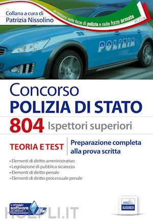 nissolino patrizia - concorso - polizia di stato - 804 ispettori superiori