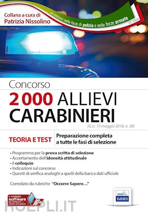 nissolino patrizia - concorso - 2000 allievi carabinieri