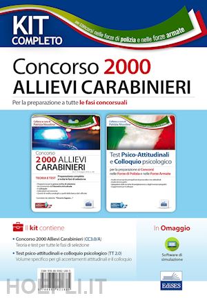 nissolino patrizia - concorso 2000 allievi carabinieri - kit completo