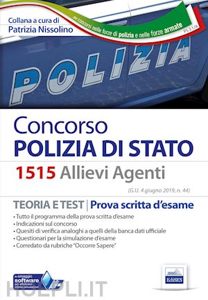 nissolino p. (curatore) - concorso - polizia di stato - 1515 allievi agenti