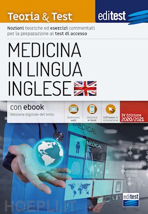 aa.vv. - editest - medicina in lingua inglese - teoria & test