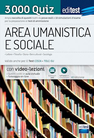 aa.vv. - editest - area umanistica e sociale - 3.000 quiz