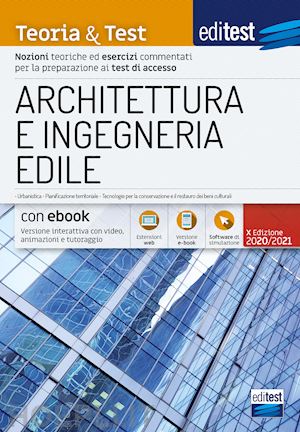 aa.vv. - editest - architettura e ingegneria edile - teoria & test