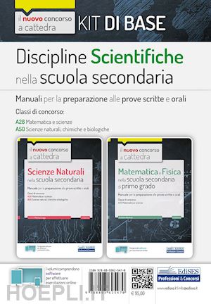longo fatma, barbuto emiliano - discipline scientifiche nella scuola secondaria - kit 2 volumi