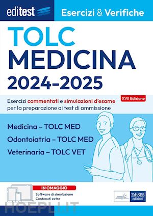 Editest MEDICINA Kit completo TOLC 2024-2025