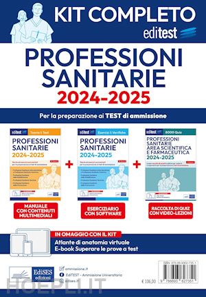 Editest - Kit Completo - Professioni Sanitarie - 2024-2025 - Aa.Vv