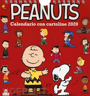 schulz charles m. - peanuts. calendario delle cartoline 2020