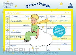 saint-exupery antoine de - il piccolo principe. calendario della famiglia 2021