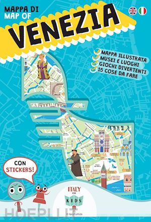 sara dania; piva donata - mappa di venezia illustrata. con adesivi. ediz. italiana e inglese