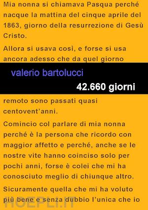 bartolucci valerio - 42.660 giorni
