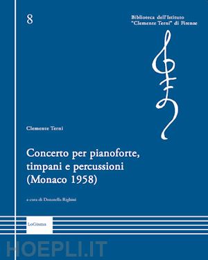 terni clemente - concerto per pianoforte, timpani e percussioni (monaco 1958)