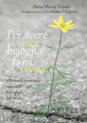 vissani anna maria - per avere luce bisogna farsi crepa. in tempo di pandemia siamo tutti fragili, tutti uguali, tutti preziosi