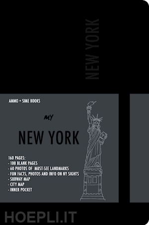 dello russo william - new york visula notebook. black night