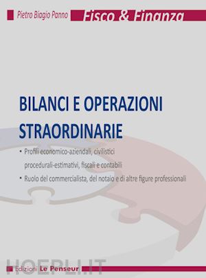 panno pietro biagio - bilanci e operazioni straordinarie