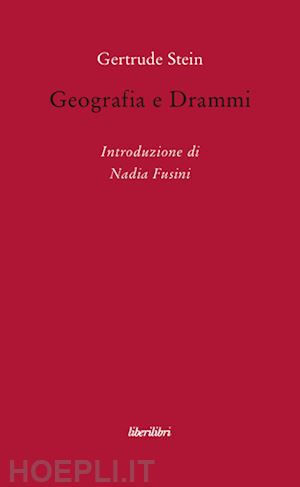 stein gertrude - geografia e drammi