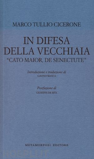 cicerone m. tullio - in difesa della vecchiaia