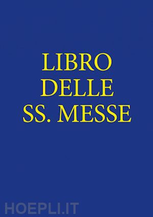  - libro delle messe per la firma del sacerdote