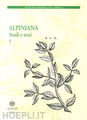  - alpiniana. studi e testi. vol. 3