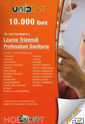 aa.vv. - 10.000 quiz - lauree triennali - professioni sanitarie