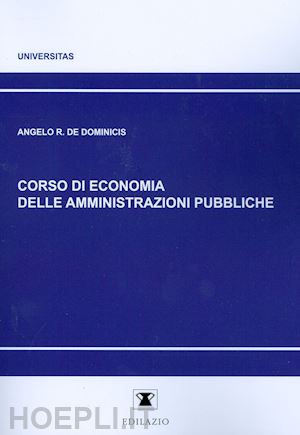 de dominicis angelo r. - corso di economia delle amministrazioni pubbliche