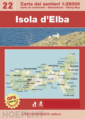 zavatta luca - isola d'elba. grande travèrsée de l'ile d'elbe. con carta escursionistica 1:25.000. ediz. francese