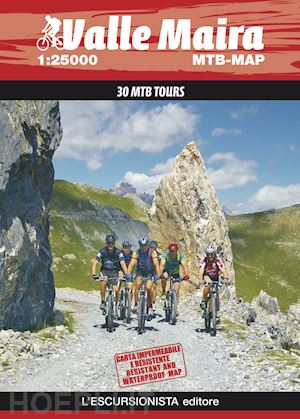 aa.vv. - valle maira 1:25000 mtb mountain bike. 30 mtb tours. ediz. multilingue