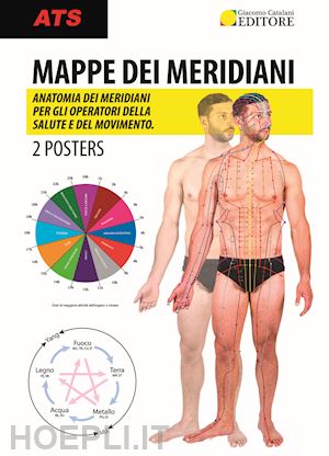  - mappe dei meridiani. anatomia dei meridiani per gli operatori della salute e del movimento. con 2 poster