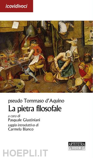 pseudo tommaso d'aquino - la pietra filosofale. ediz. latina e italiana