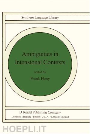 heny f. (curatore) - ambiguities in intensional contexts