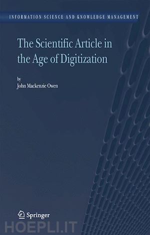 mackenzie owen john - the scientific article in the age of digitization